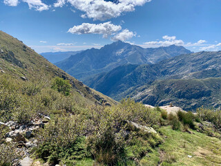 Le Monte d'Oro vu depuis le massif du Rotondo