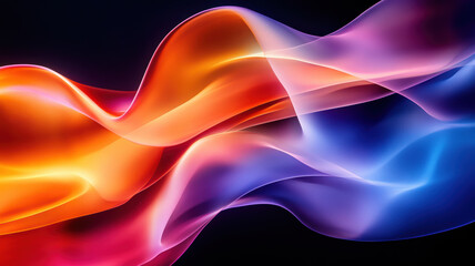 Obraz premium Gradient Light and Shadow with Curves