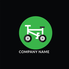 The bicycle logo features clean, circular lines, representing the simplicity and freedom of cycling.