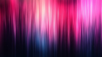 Striking gradient colors flow vertically, blending shades of pink and blue