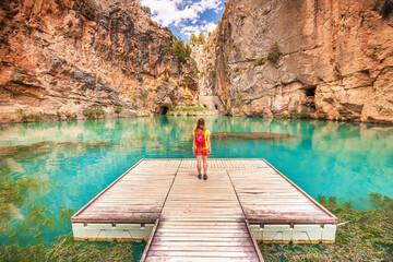 Charco Azul, in Chulilla village