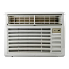 Fototapeta premium External air conditioning unit on a pink stand