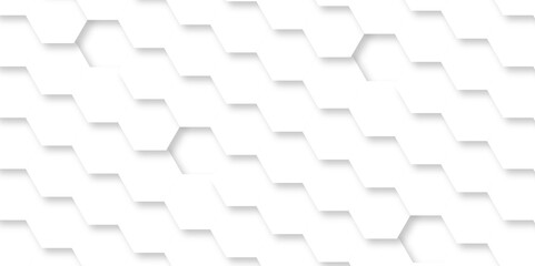 White abstract honeycomb mosaic and tile geometric hexagon vector illustration. abstract minimal digital technology polygon science vintage square web cover business texture.