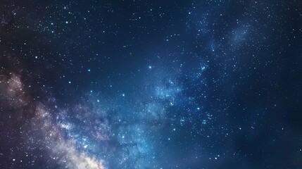 Fototapeta premium Abstract Cosmic Scene: An abstract background depicting a cosmic scene with stars, nebulae, and galaxies.