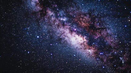 Abstract Cosmic Scene: An abstract background depicting a cosmic scene with stars, nebulae, and galaxies.