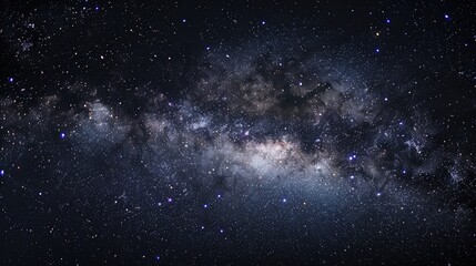 Fototapeta premium Abstract Cosmic Scene: An abstract background depicting a cosmic scene with stars, nebulae, and galaxies.