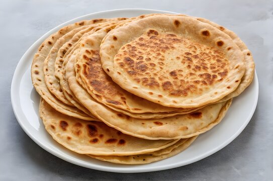 Indian Paratha- A multi layered flat bread.
