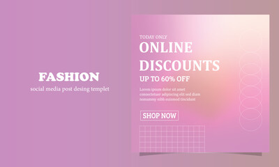 FASHION SOCIAL MEDIA POST DESIGN TEMPLET