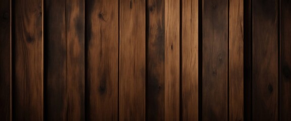 Naklejka premium Old Grungy Brown and Dark Brown Rustic Wood Texture Background