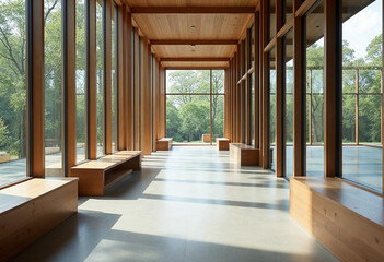 Obraz premium corridor in a hotel