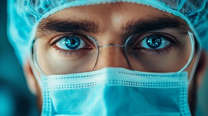 A Focused Surgeon in the Operating Room