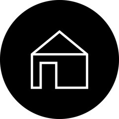 home icon round button home button Icon Homepage Icons Real Estate button Icon House Line Icon Style Real estate house icon Home icon vector. House vector icon home silhouette button Pro Vector