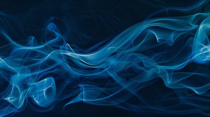 Fototapeta premium A blue smokey background with a blue line in the middle