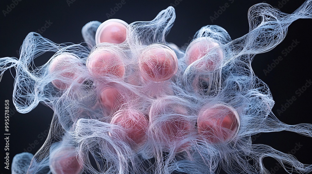 Poster the oocytes encapsulated by swirling dna strands, each one symbolizing a different generation's emot