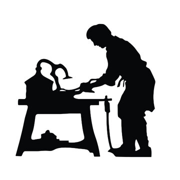Lathe clip art preview