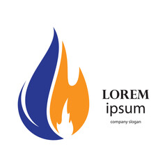 oil and gas fuel mining logo design