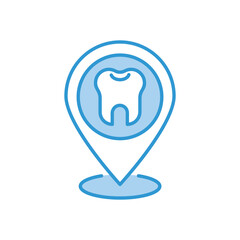 Dental Clinic icon vector stock illustration