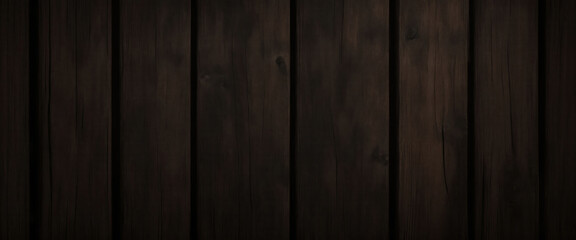 Fototapeta premium Old grungy Black and dark brown wood background