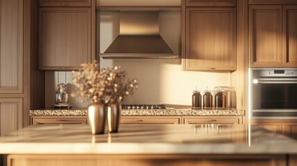 The Modern Wooden Kitchen Space