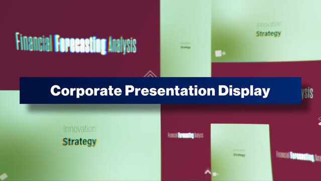 Corporate Presentation Display | Multi-Resolutions and Color Control Panel