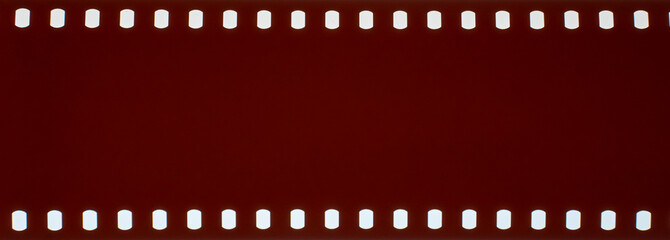 Film tape banner design. Vintage effect. Retro edge negative. High quality photo