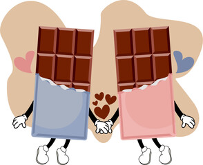 Chocolate Cartoon Illustration