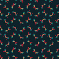 Textile motif seamless pattern. Lux fabric design textile swatch ladies dress, man shirt all over print block. 