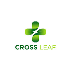Medical nature logo design unique concept Premium Vector