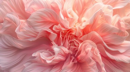 Obraz premium A close up of a pink flower with a soft, delicate texture