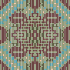 Baroque Traditional Blouse Patternfolk Embroidery, Aztec Geometric Ornament Print. Design for Carpet, Wallpaper, Clothing, Wrapping, Fabric