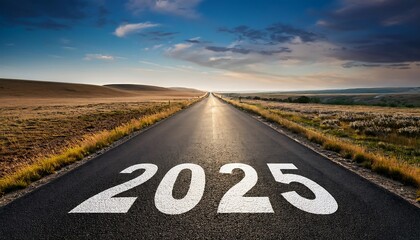long path stretching horizon toward