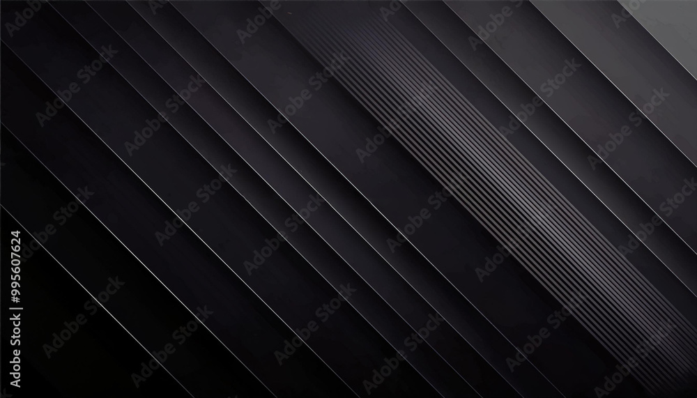 Aufkleber abstract minimal 3d dark black abstract business presentation background. abstract geometric pattern