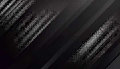 Obraz premium Abstract minimal 3d dark black abstract business presentation background. Abstract geometric pattern luxury black background
