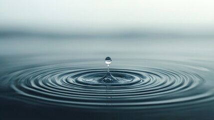Fototapeta premium Water Drop Ripples.