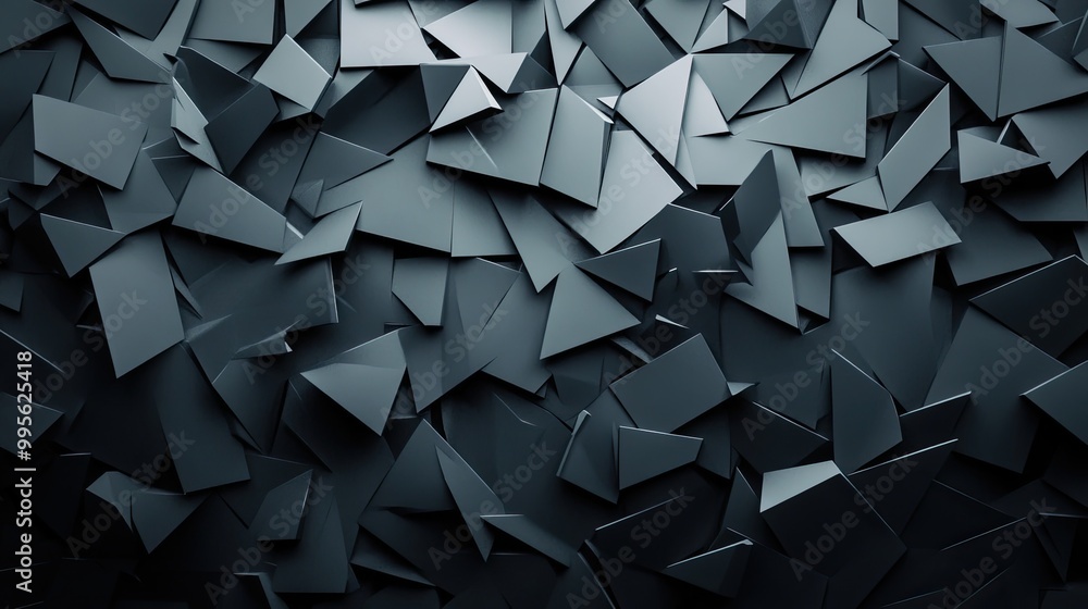 Aufkleber a textured background of overlapping dark geometric shapes, creating a modern and abstract appearanc