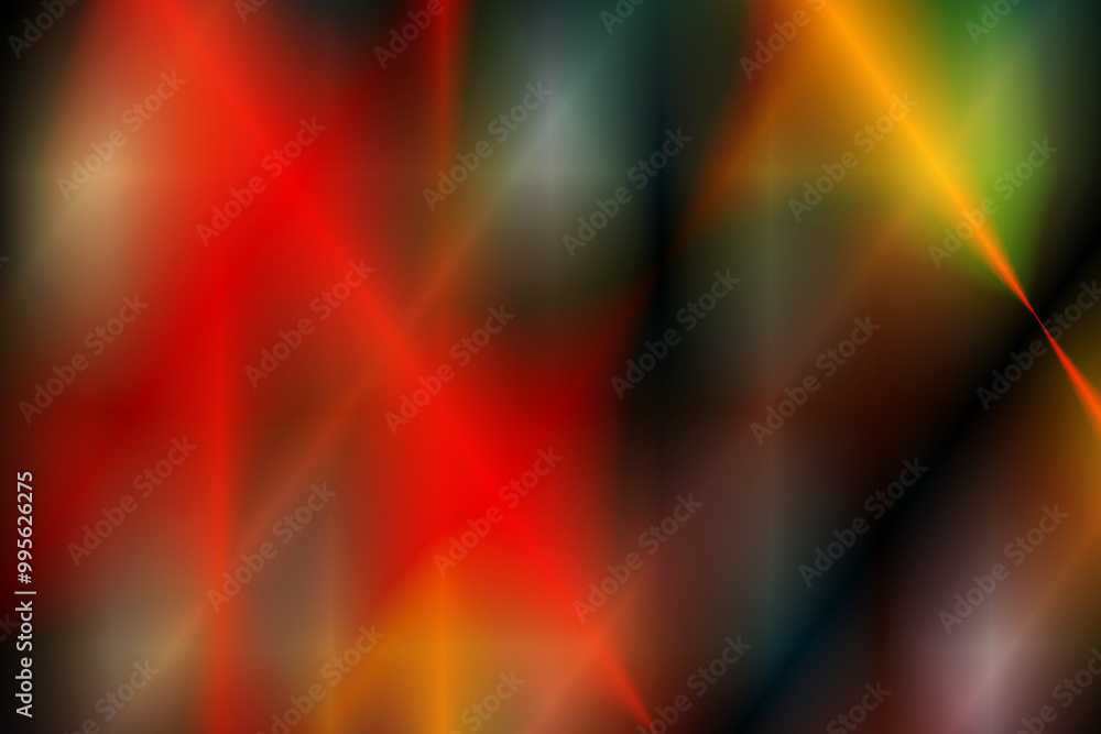 Poster psychedelic 3d seamless loop with trippy futuristic background for audiovisuals of trance acid patte