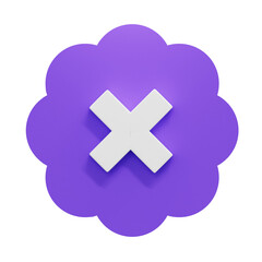 3D denied icon