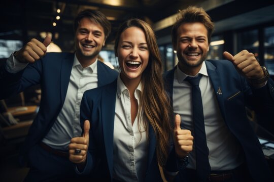 Celebrating teamwork - joy of achieving goals, accomplishing tasks with team, success of collaboration, business achievements, employee appreciation day, honoring hard work and fostering work culture