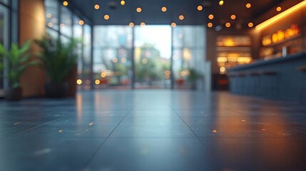 The stylish café has a bright, spacious interior, creating a welcoming ambiance ideal for relaxation