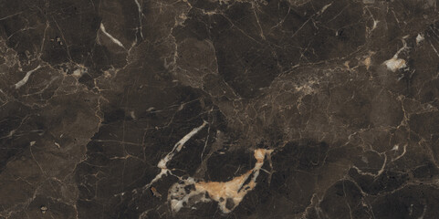 Brown marble tile with white and black stripes Rich Brown Marble with Complex White Veining and Texture R1