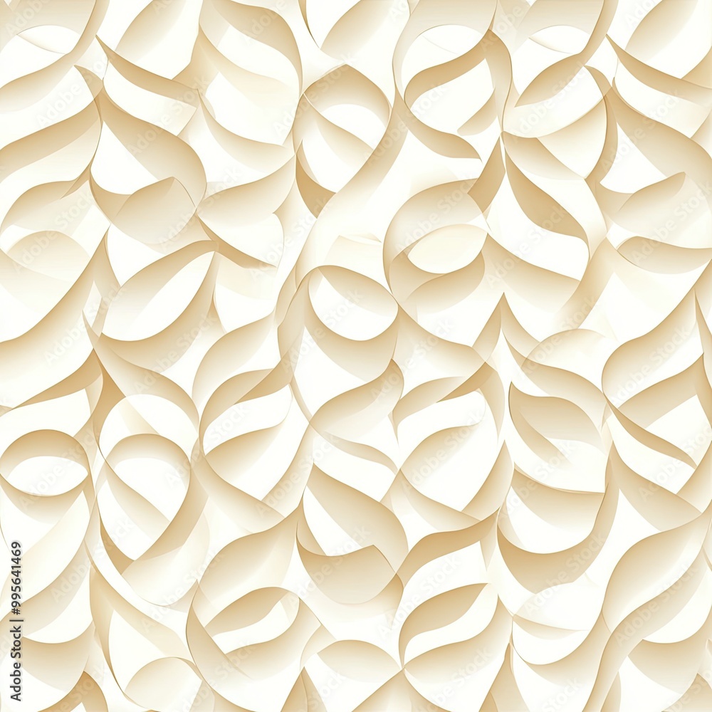 Poster a textured, cream-colored background featuring flowing, wavy patterns that create a soft, elegant ap