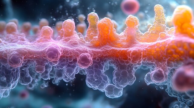 Detailed Diagram of Intestinal Epithelial Cell Tight Junctions Preventing Toxin Passage