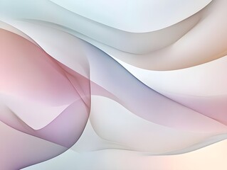 Abstract Soft Colorful Pastel Waves Texture Background