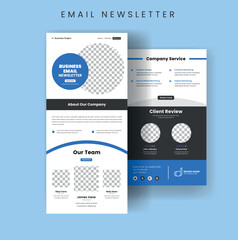 Newsletter Email Template Design for Business