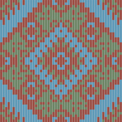 Ornament Romanian Traditional Patternfolk Embroidery, Aztec Geometric Ornament Print. Design for Carpet, Wallpaper, Clothing, Wrapping, Fabric
