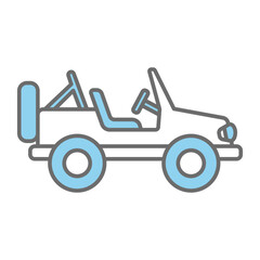 Army Car Icon Vector Design Template Basic RGB