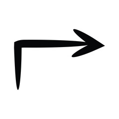 Arrow icon stock vector illustration