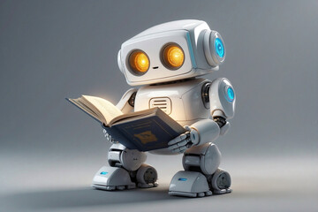 Fototapeta premium blue screen robot with hands