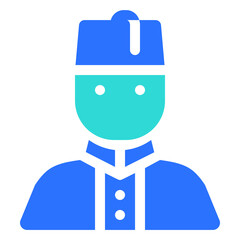 Islamic Icon Flat Style