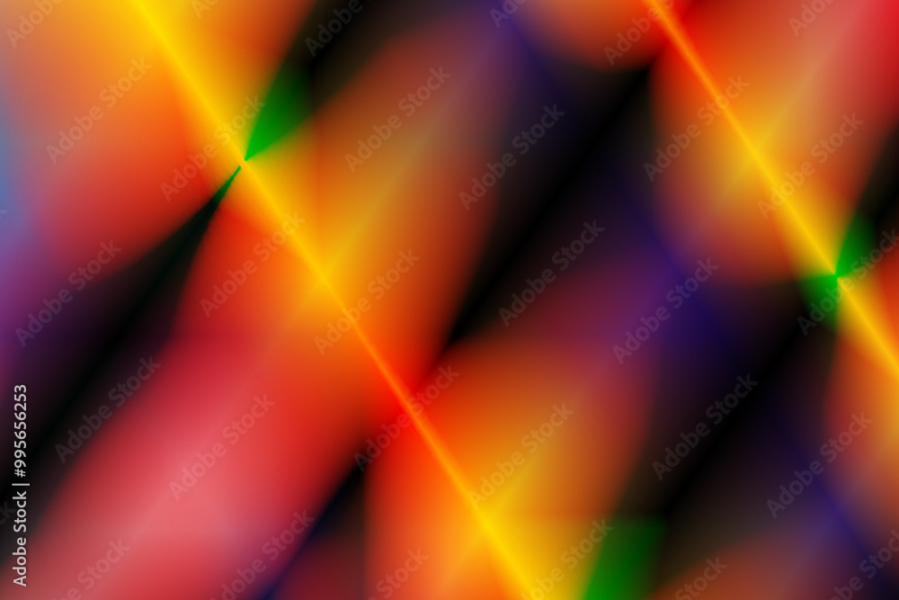 Poster modern abstract high speed movement. dynamic motion light trails on dark background. futuristic digi